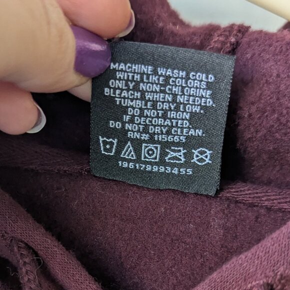 My Hero Academia Hello Kitty and Friends Maroon Pullover Hoodie Size XL - Picture 4 of 8